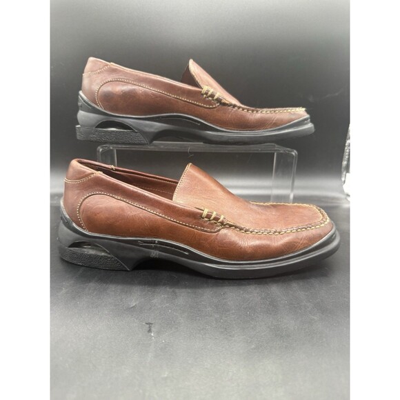 Cole Haan NIKE AIR Men's Shoes Size 9M Leather Loafer Driving Shoes EUC - Picture 1 of 9
